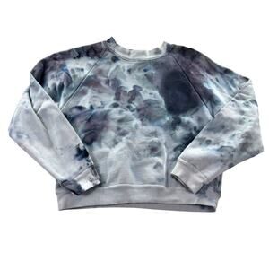 Riverside Tie Dye Sweatshirt Womens S Boxy Retro Streetwear 90s Grungy Indie